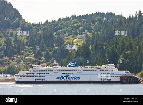 BC Ferries Queen of Coquitlam boat at Langdale dock, ferry from Horshoe ...