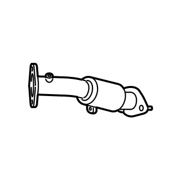 28610 J3500 Genuine Hyundai Front Muffler Assembly