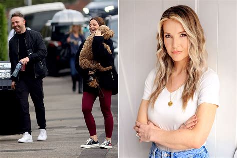 Pregnant girlfriend of Helen Skeltons ex-husband pleads with people to