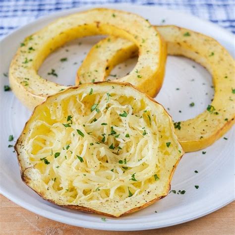 Air Fryer Spaghetti Squash Rings Simply Air Fryer