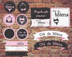 Convite Varal Lingerie Elo7