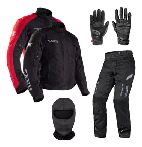 Kit Motoqueiro Jaqueta Ronin Calça Strike Masc E Luva Texx Frete grátis