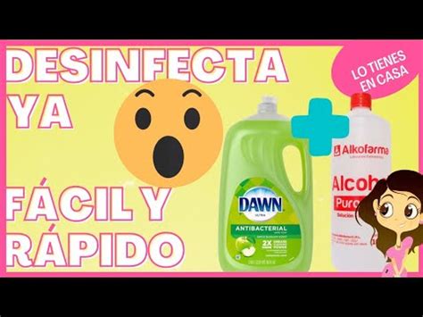 Desinfectante Casero En Spray Con Alcohol C Mo Hacer Desinfectante