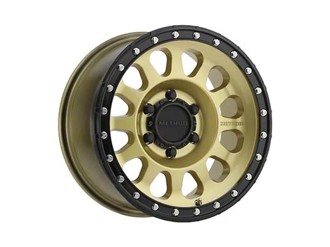 Method Race Wheels Ram 2500 Mr315 Gold 8 Lug Wheel 17x9 12mm Offset