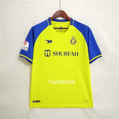 Al Nassr Trikot 2022 2023 Heim Gelb Footbebede