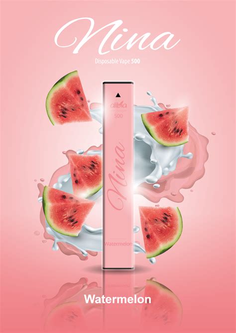 Nina Einweg E Zigarette Watermelon Alibia