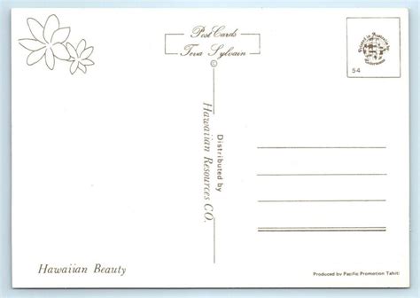 Hawaii HI Topless HAWAIIAN BEAUTY Nude Risque X Vintage Postcard Topics Risque Women