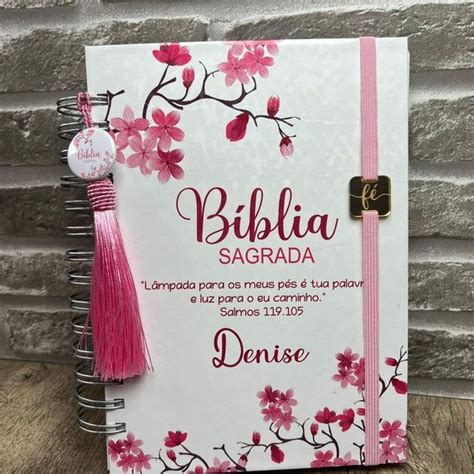 Bíblia Personalizada Com Nome - Bíblia Anote Personalizada com Nome | Elo7 Produtos Especiais | Bíblias ...