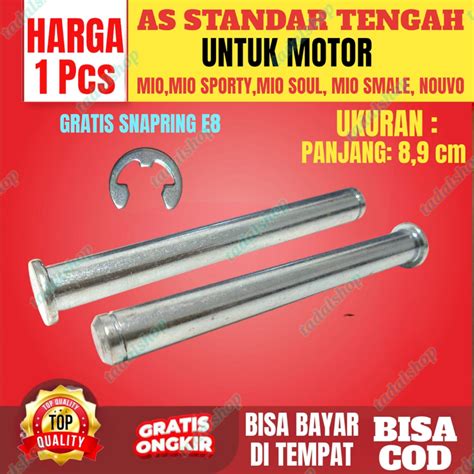 Jual as standar tengah mio mio sporty nouvo as standar yamaha ( BONUS ...