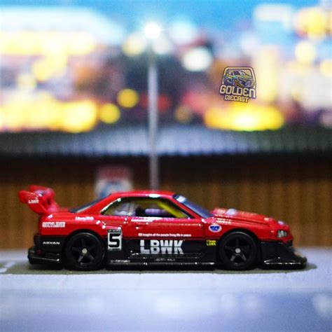 Hot Wheels Premium Liberty Walk Lbwk Nissan Skyline Gt R R Red Loose Good Condition