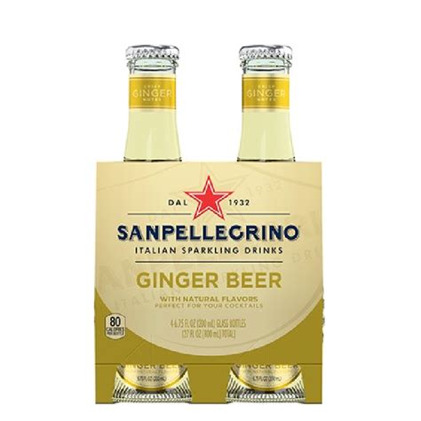 SAN PELLEGRINO GINGER BEER 4 X 20 CL Italienische Spezialitäten