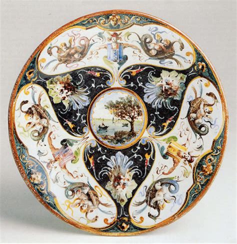 Stili Decorativi Tradizionali Della Ceramica Artistica Di Faenza Maiolica