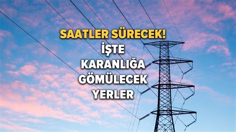 İstanbul da elektrik kesintisi BEDAŞ 3 Eylül Pazar elektrik