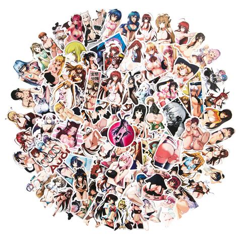 Buy Anime Stickers For Adults 100pcs Vinyl Water Bottle Stickers Waterproof Laptop Stickers