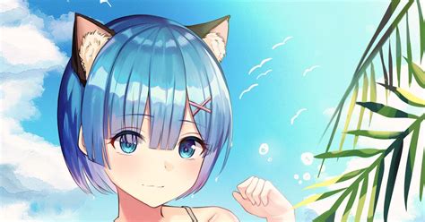 Bikini neko Rem Пикабу