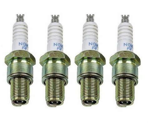 4 X NGK Standard Resistor OEM Performance Power Spark Plugs BR6ES