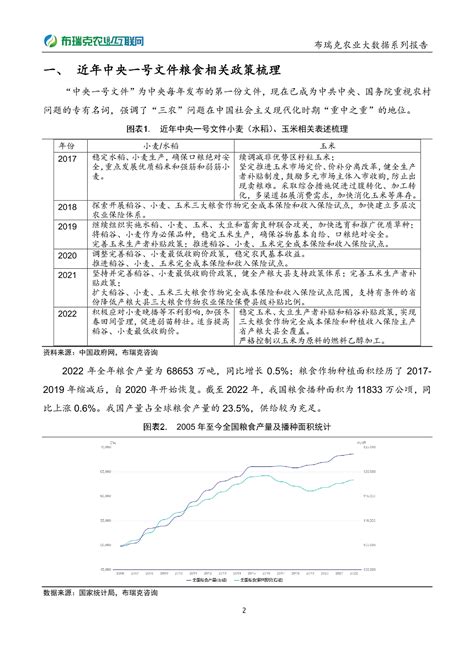 2023年中央一号文件解读：粮食篇