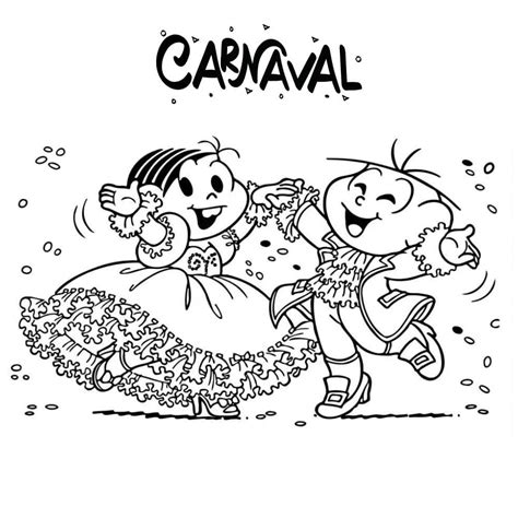 Desenho De Carnaval Pequeno - Desenho de Carnaval: 20 imagens para colorir e se divertir