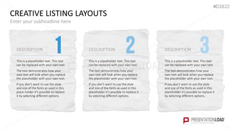 Creative Listing Layouts for PowerPoint