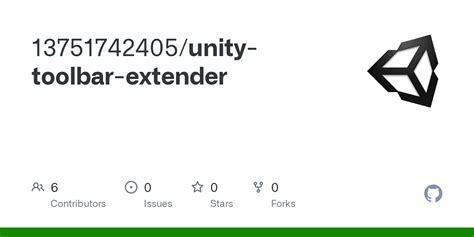 Github 13751742405unity Toolbar Extender