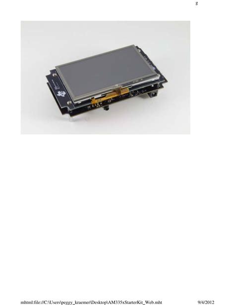 AM335x Starter Kit Overview Datasheet by Texas Instruments | Digi-Key ...