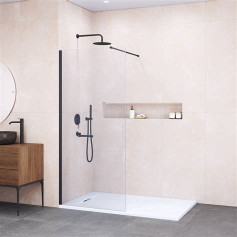 ᐉ Купить Душевую перегородку RGW WA-010B, стекло прозрачное, профиль ...