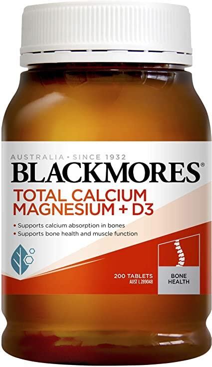 Blackmores Total Calcium Magnesium D3 200 Tablet Th