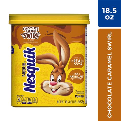 Buy Nestle Nesquik Chocolate Caramel Swirl Flavor Powdered Drink Mix