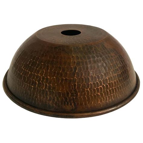 Premier Copper Products 1 Light Hammered Copper Dome Pendant Shade In Oil Rubbed Bronze Sh