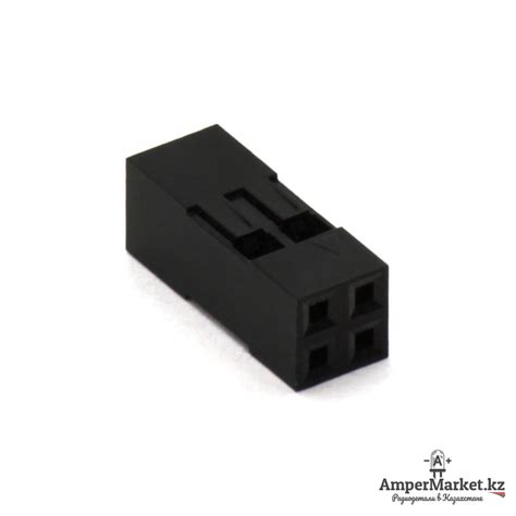 DuPont-разъем (2×2 пин) | AmperMarket.kz
