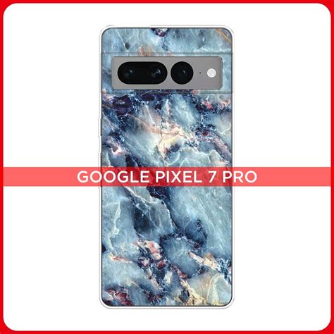Силиконовый чехол на Google Pixel 7 Pro / Гугл Пиксель 7 Про Минералы ...