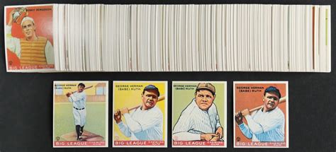 1933 Goudey Reprints Complete Set Of 240 Baseball Cards With Babe Ruth 144 Babe Ruth 53