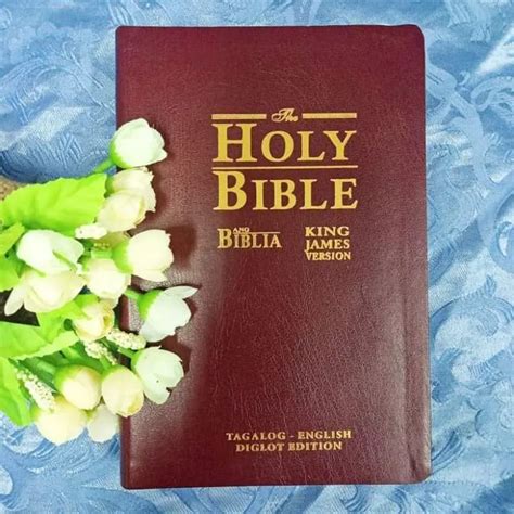 KJV BIBLE DIGLOT EDITION ENGLISH TAGALOG Lazada PH