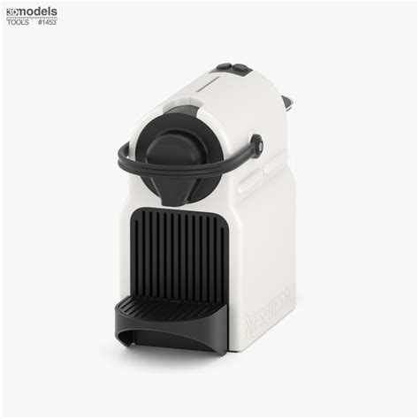 Nespresso Inissia Coffee Machine White 3d Model Download Home