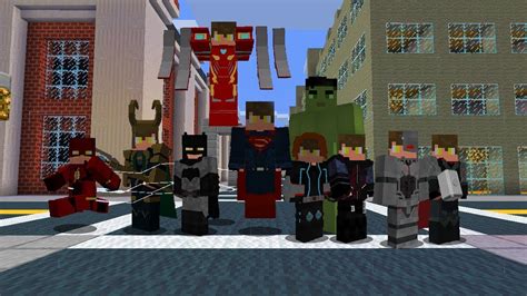 Novo Mod Dos Herois No Minecraft Vingadores Ultimato E Dc Universe