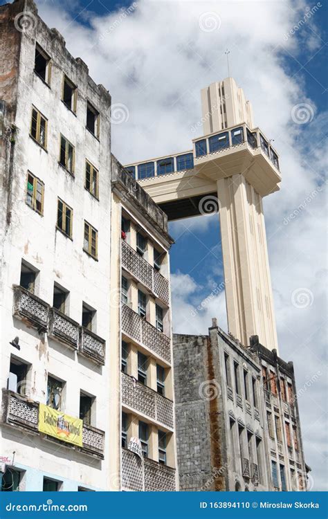 Salvador Bahia Lacerda Elevator From The Bottom Editorial Image