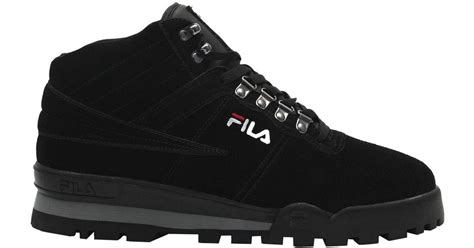 Fila Suede High Tops And Sneakers In Black For Men Lyst