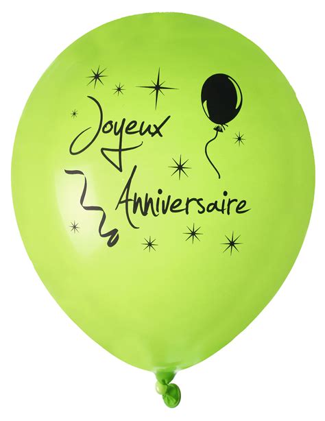 Ballons Verts Joyeux Anniversaire D Coration Anniversaire Et F Tes