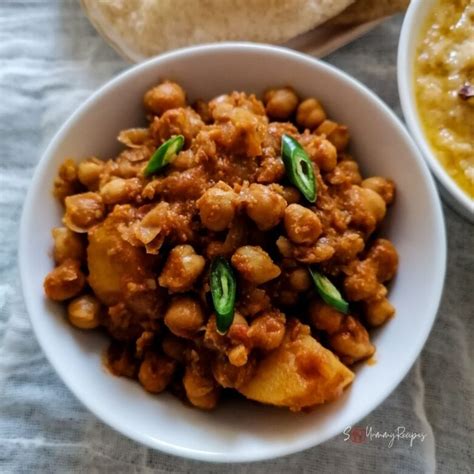 Chana Aloo Chickpea And Potato Curry Recipe So Yummy Recipes