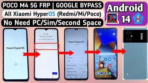 All Xiaomi HyperOS Google Account Unlock Poco M4 Pro Xiaomi HyperOS Frp