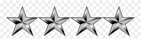 Download General - 4 Star General Insignia Clipart (#2194109) - PinClipart