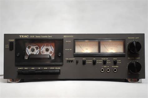 Кассетная Дека/Cassette Deck Teac CX-211 — Винтажная Аудиотехника
