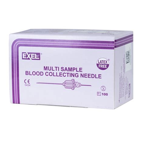 Med Vet International Exel Needle 21G X 1 5 Multi Sample Blood Draw