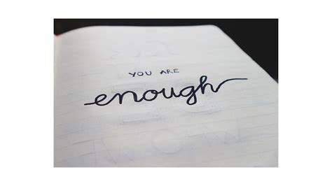 You Are Enough Embrace Your Self Worth By Welcome Your Worth Jan