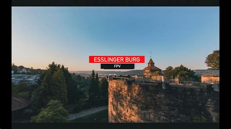 Drohnenflug Esslinger Burg 4K YouTube