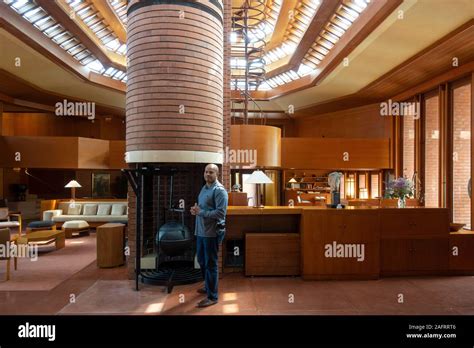 Wingspread House By Frank Lloyd Wright In Racine Wisconsin Stock Photo