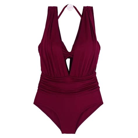 Generic One Piece Bikini Swimsuit Women S Two Piece Set Split Slim Look Belly Covering Steel