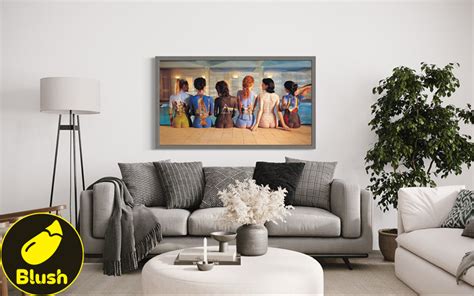 Pink Floyd Back Catalogue Famous Art Naked Woman Canvas W Inspire Uplift