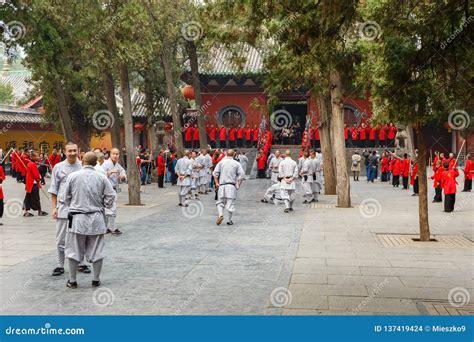 Shaolin Temple Kungfu School Editorial Stock Image Image Of Karate