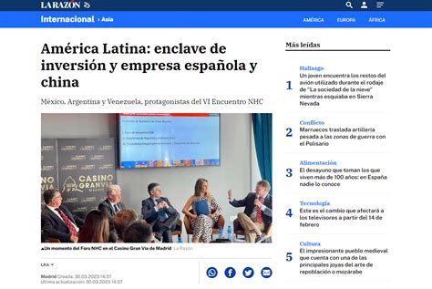 América Latina enclave de inversión y empresa española y china
